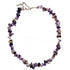 Collier améthyste rubanée France A (perles baroques) - 45 - 50cm - La Boite à Cailloux