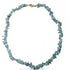 Collier apatite bleue Madagascar AA (perles baroques) - 45cm - La Boite à Cailloux