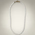 Collier cristal de roche Brésil A (boules 3-4 mm) 43 cm - La Boite à Cailloux