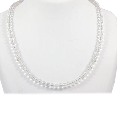 Brasil Un collar de cristal de roca (bolas de 8 mm) - 45 cm