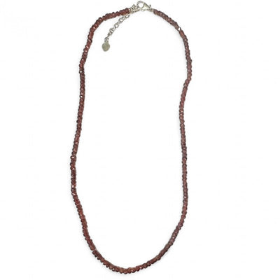 Collar de granate rojo almandino India AA - 45-50mm