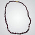 Collier grenat rouge almandin Inde AA perles marquise