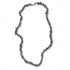 Collier Hématite arc en ciel Chine A (perles baroques) - 45cm - La Boite à Cailloux
