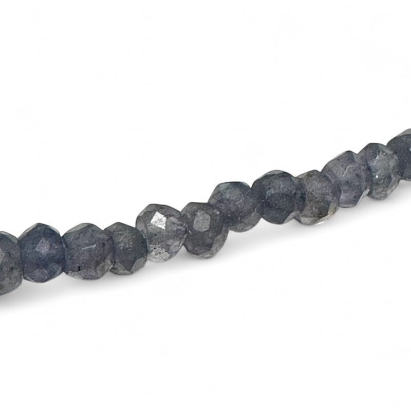 Collier iolite (cordiérite) Inde AA - 45 - 50mm - La Boite à Cailloux