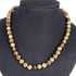 Collier jaspe léopard Brésil A (boules 8mm) - 45cm - La Boite à Cailloux