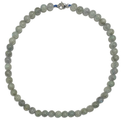 Collier labradorite Madagascar A - 45 - 50cm - La Boite à Cailloux
