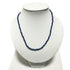 Collier lapis lazuli Afghanistan AA (perles facettées 3 - 4mm) - 45cm - La Boite à Cailloux