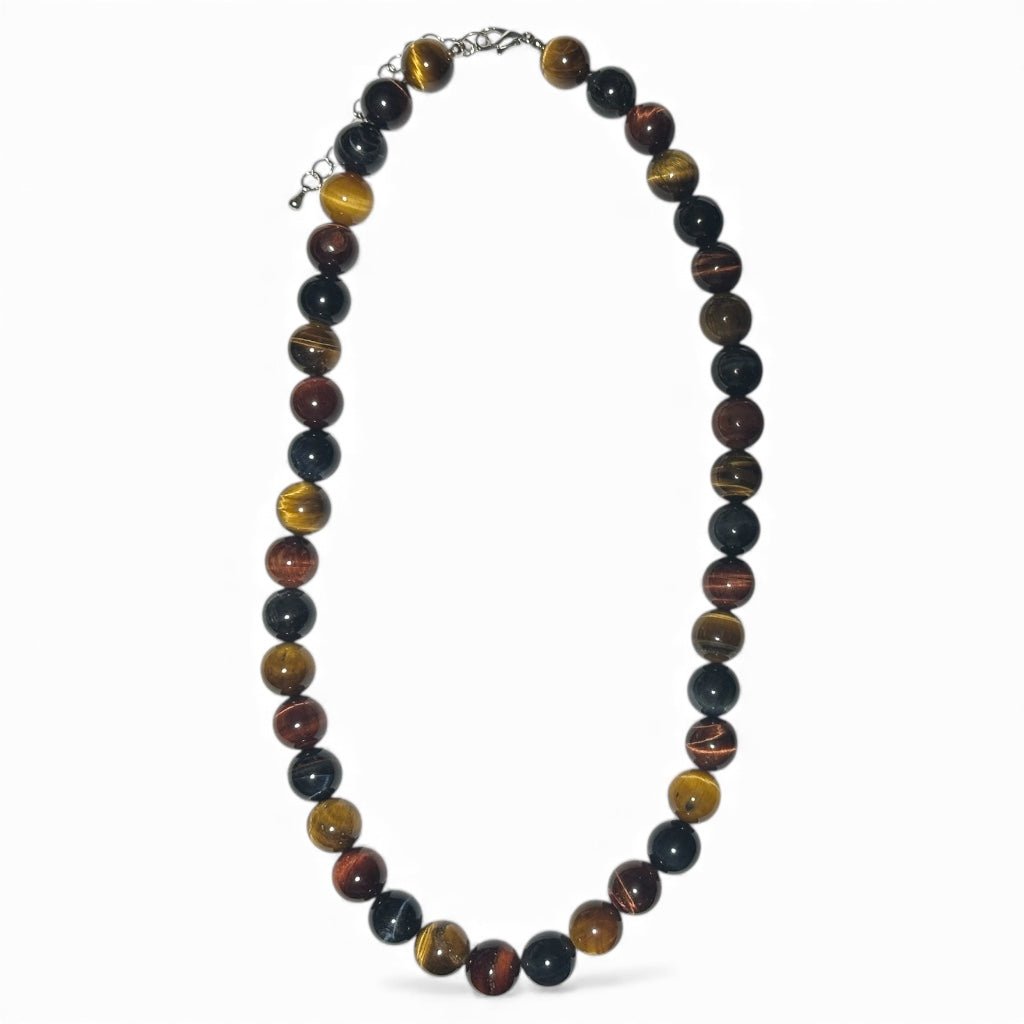 Collier multi - oeil Afrique du Sud AA - 45 - 50cm - La Boite à Cailloux
