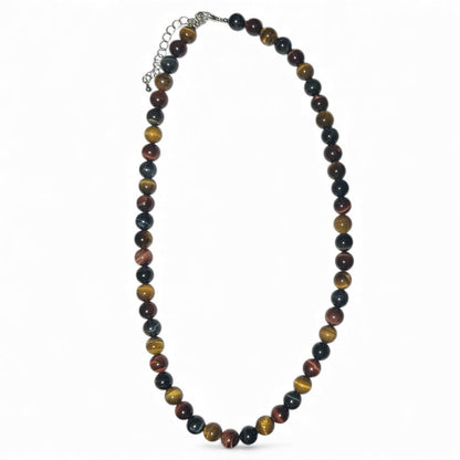 Collier multi - oeil Afrique du Sud AA - 45 - 50cm - La Boite à Cailloux