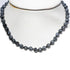Collier obsidienne neige Mexique A (boules 8mm ) - 45cm - La Boite à Cailloux