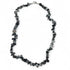 Collier obsidienne neige Mexique A (perles baroques ) - 45cm - La Boite à Cailloux