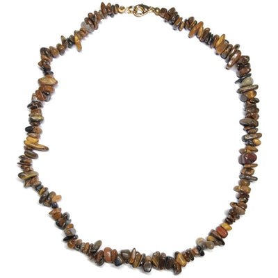 Tiger's eye necklace South Africa A (baroque pearls) - 45cm