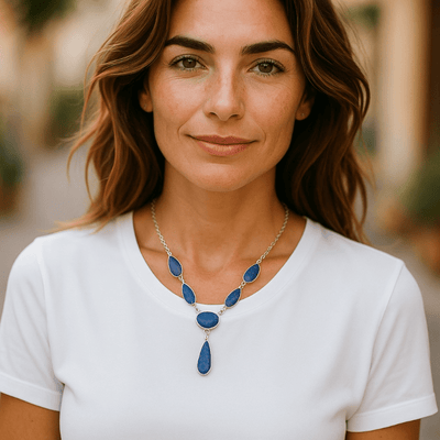 Collier opale doublet Australie AAA argent 925