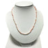 Collier opale rose Pérou AA (perles facettées 3 - 4mm) - 45cm - La Boite à Cailloux