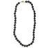 Collier pierre de lave Chine A (boules 7 - 8mm) 45cm - La Boite à Cailloux