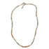Collier pierre de lune multicolore AA argent 925 - 45 - 50mm - La Boite à Cailloux