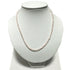 Collier quartz rose Brésil AA (perles facettées 3 - 4mm) - 45cm - La Boite à Cailloux