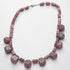 Collier en rhodonite d’Australie qualité A composé de pierres taillées