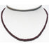 Collier rubis Inde AA (perles facettées) - 45 - 50cm - La Boite à Cailloux
