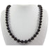 Collier shungite Russie A (boules 5 - 6mm) - 45 - 52cm - La Boite à Cailloux