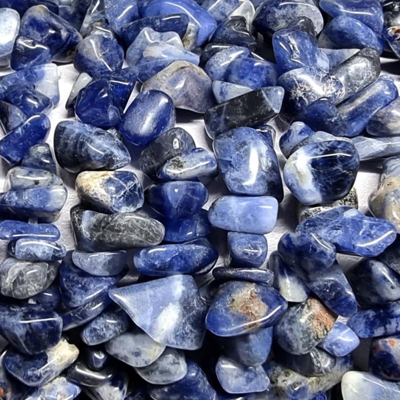 Collier sodalite Brésil A (perles baroques) - 45cm - La Boite à Cailloux