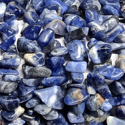 Collier sodalite Brésil A (perles baroques) - 45cm - La Boite à Cailloux