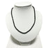 Collier spinelle noir Thaïlande AA (perles facettées 3 - 4mm) - 45cm - La Boite à Cailloux