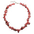 Collier thulite Norvège AA (perles baroques) - 45 - 50cm - La Boite à Cailloux