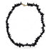 Collier tourmaline noire Brésil A (perles baroques) - 45cm - La Boite à Cailloux
