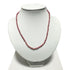 Collier tourmaline rose (rubélite) Brésil AA (perles facettées 3 - 4mm) - 45cm - La Boite à Cailloux