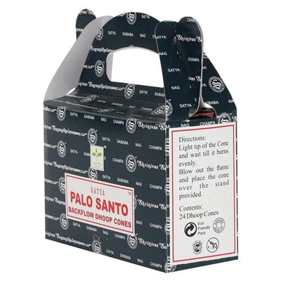 Palo Santo natural backflow incense cones (box of 24)