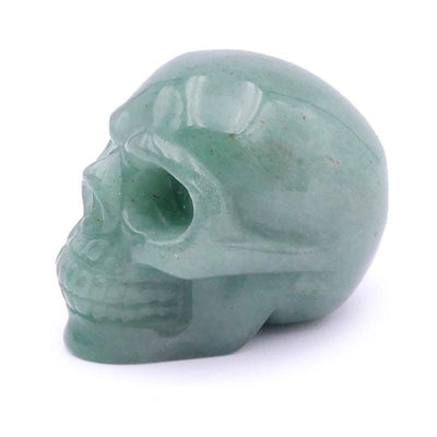 Green aventurine skull Brazil 50mm