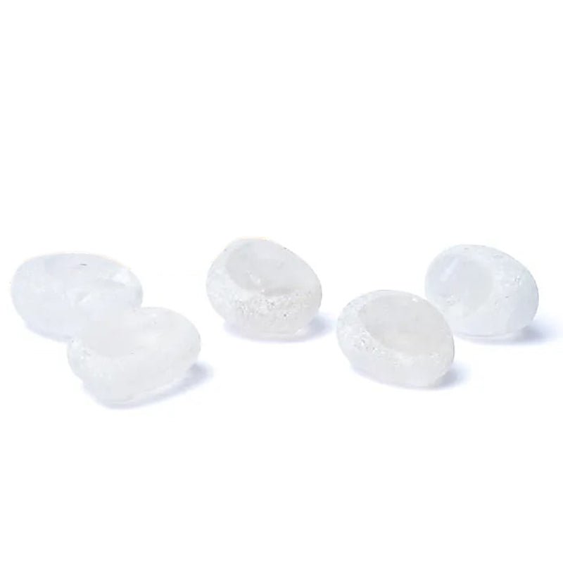 Cristal de roche Brésil Emma Egg polie sur une face - La Boite à Cailloux