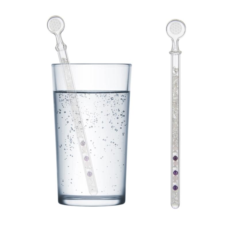 Cristal Vita Stick Lapis Vitalis "Basic Mix" (Améthyste, cristal de roche, quartz rose) - La Boite à Cailloux