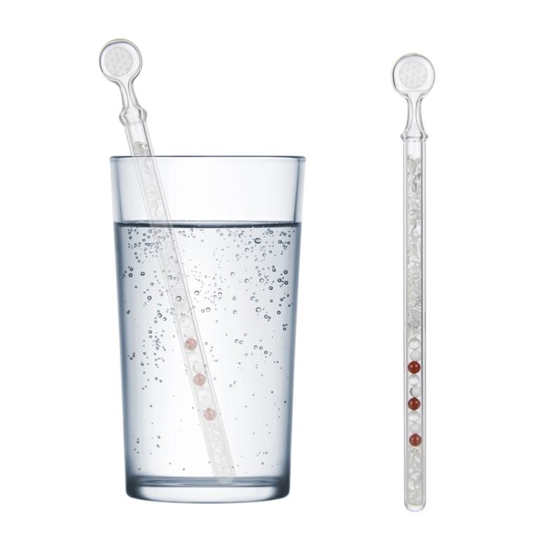Cristal Vita Stick Lapis Vitalis "Vitality Mix" (Magnésite, Jaspe rouge, cristal de roche) - La Boite à Cailloux