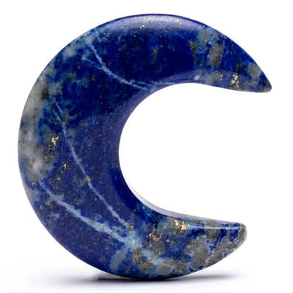 Demi lune lapis lazuli Afghanistan A 40mm - La Boite à Cailloux