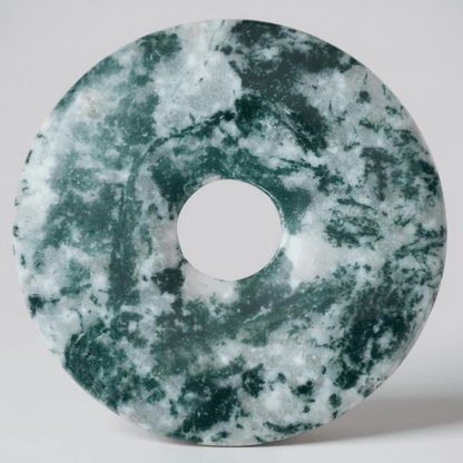 Donut ou PI Chinois agate arbre Inde A - La Boite à Cailloux