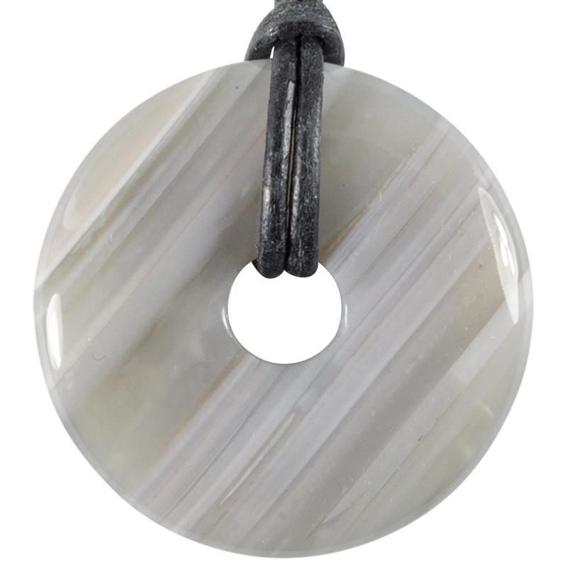 Donut ou PI Chinois agate Botswana A - La Boite à Cailloux