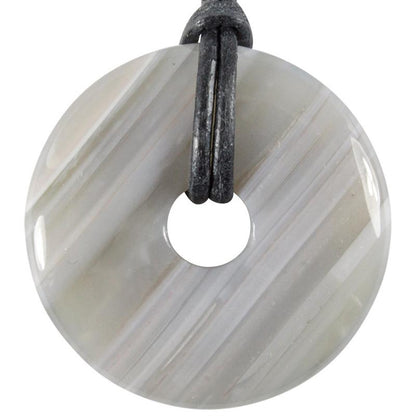 Donut ou PI Chinois agate Botswana A - La Boite à Cailloux