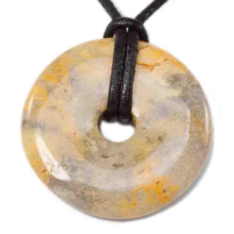 Donut ou PI Chinois agate crazy lace Mexique A - La Boite à Cailloux