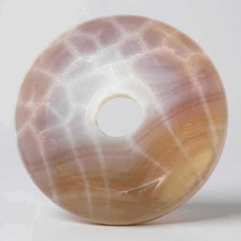 Donut ou PI Chinois agate de feu Brésil A - La Boite à Cailloux
