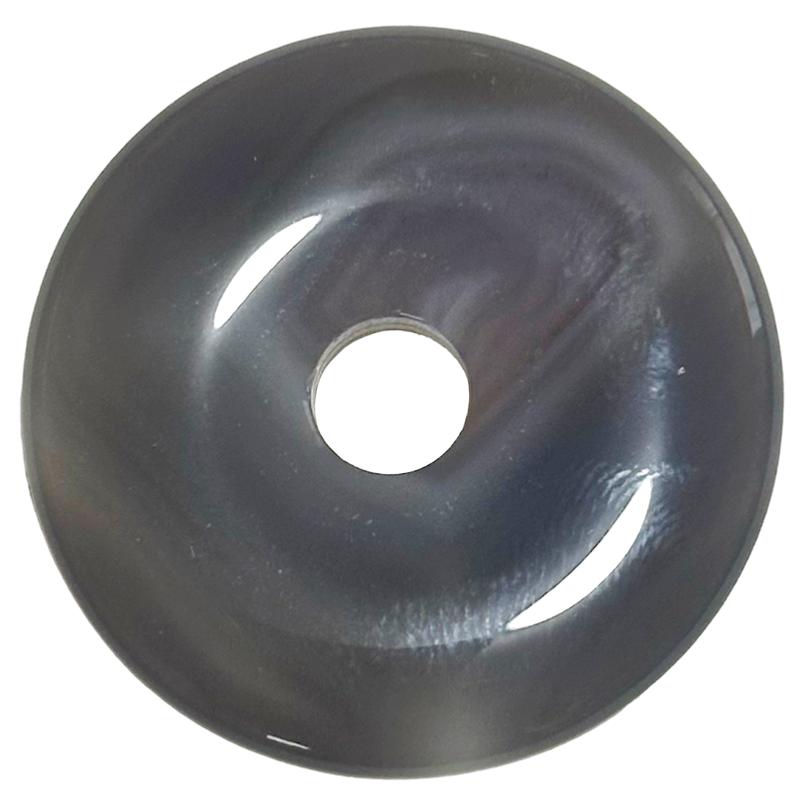 Donut ou PI Chinois agate naturelle Brésil A - La Boite à Cailloux