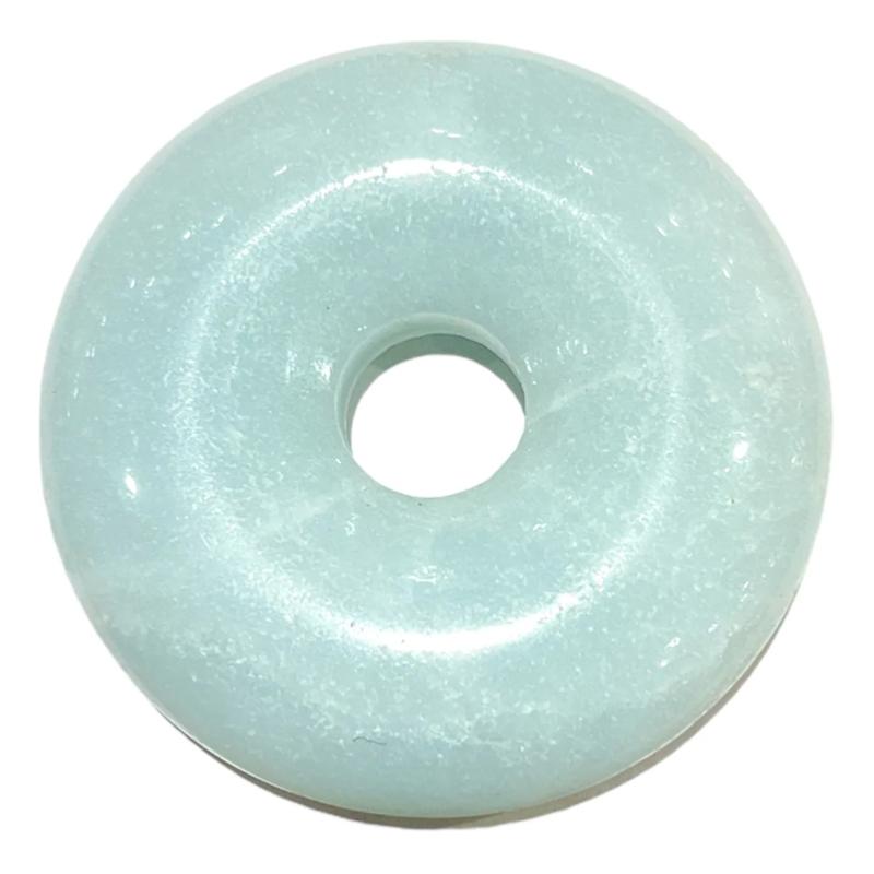 Donut ou PI Chinois amazonite Chine A - La Boite à Cailloux