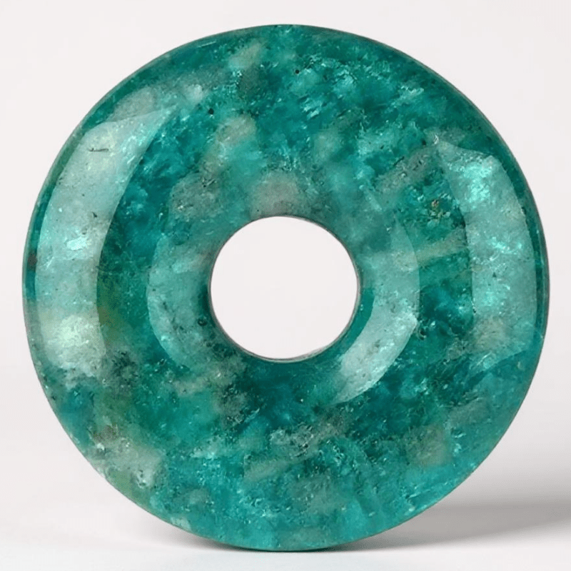 Donut ou PI Chinois amazonite Russie A - La Boite à Cailloux