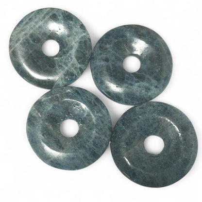 Donut ou PI Chinois apatite bleue Madagascar A - La Boite à Cailloux