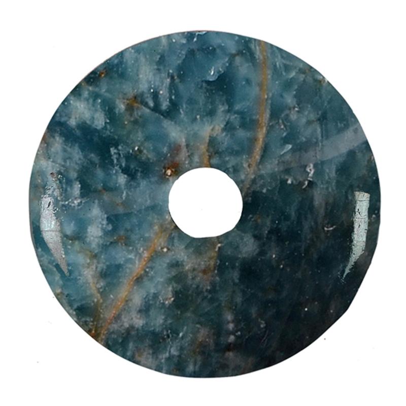 Donut ou PI Chinois apatite bleue Madagascar A - La Boite à Cailloux