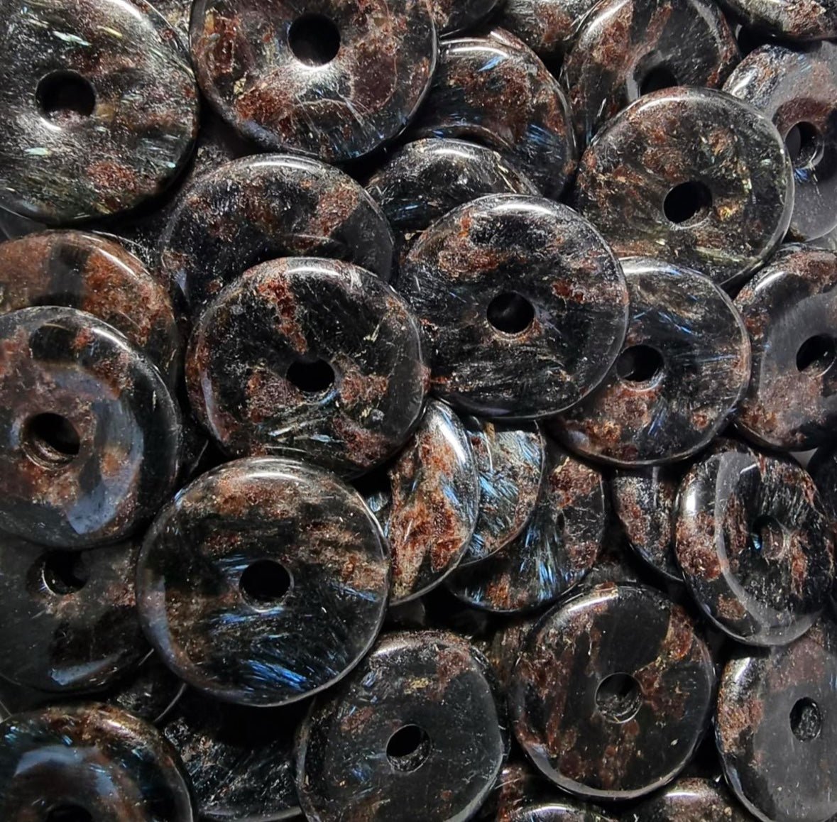 Donut ou PI Chinois astrophyllite Chine A - La Boite à Cailloux
