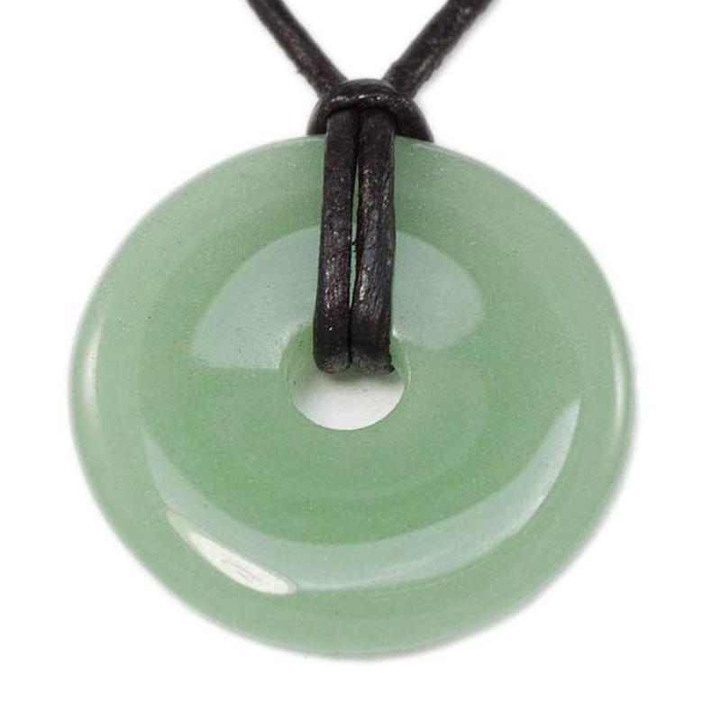Donut ou PI Chinois aventurine verte Brésil A - La Boite à Cailloux