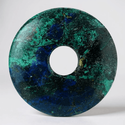 Donut ou PI Chinois azurite malachite Congo AA - La Boite à Cailloux