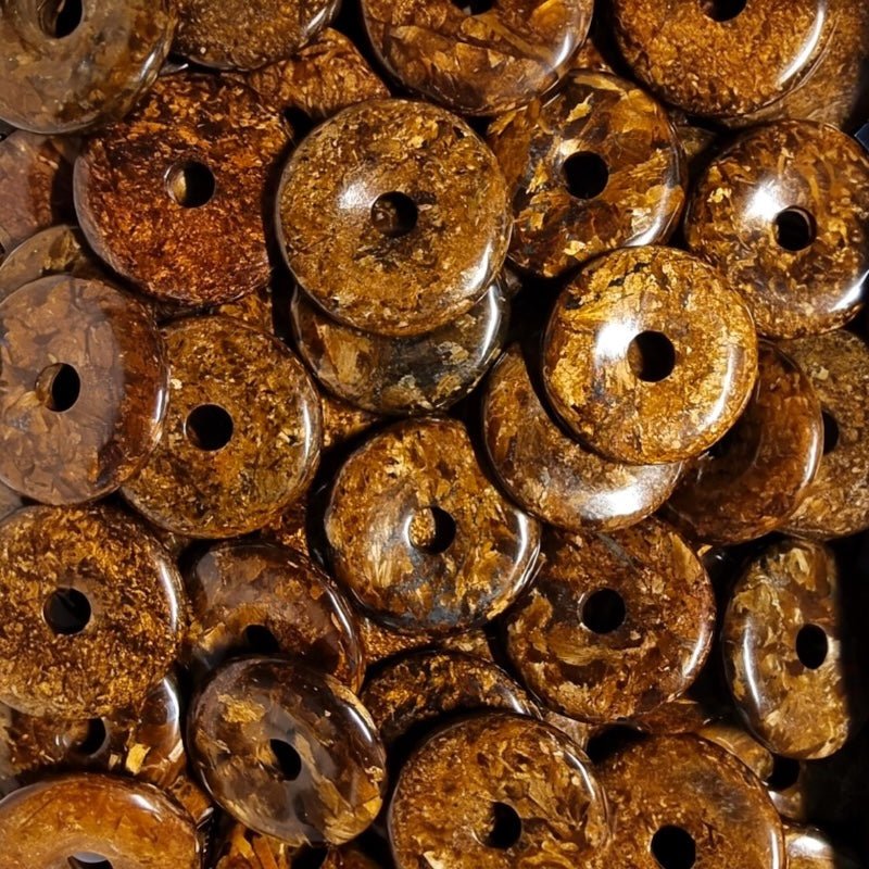 Donut ou PI Chinois bronzite Brésil A - La Boite à Cailloux